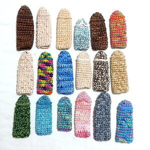 Handmade Crochet Novelty Pot Holders – Fun Kitchen Gift – sizes 5”–6.5”